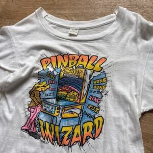 Vintage 70s Pinball Wizard Graphic Humor T-Shirt Thin Single-Stitch Roach Small